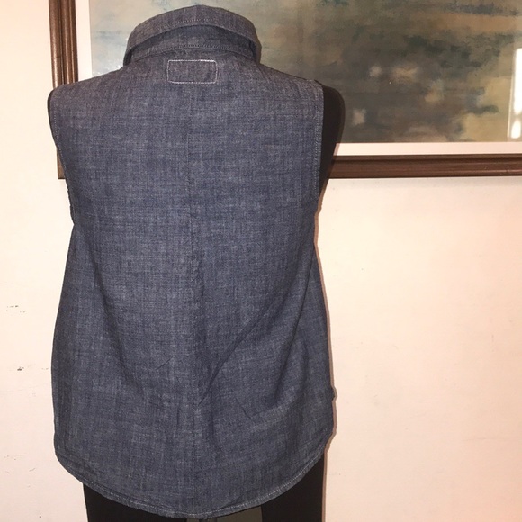 rag & bone chambray top Size Small - Picture 5 of 8